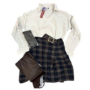 Halloween Costumes Time Traveling Scottish Highland Mens Costume Size XL New